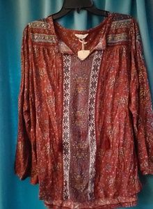 Boho style shirt